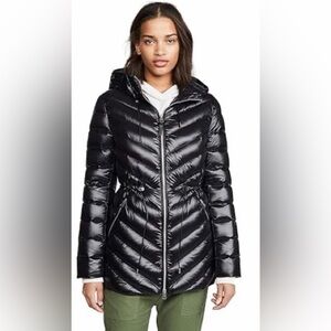 Mackage TARA Packable Black Puffer Jacket with Chevron Quilting